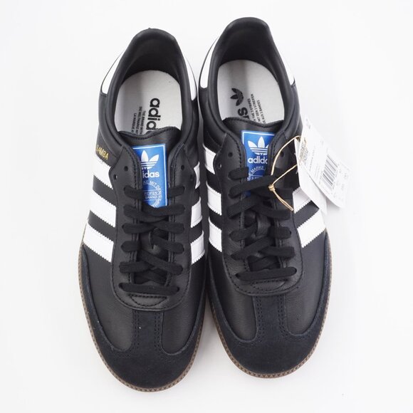 adidas Samba OG J Sneakers in Core Black/Cloud White - Juniors Size 7 IE3676 NEW - Picture 11 of 12